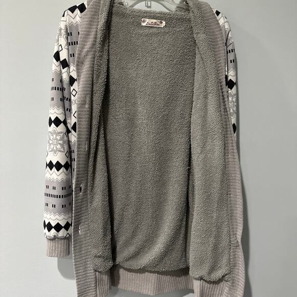 LiuSiRan fleece lined cardigan size Large - Picture 5 of 5